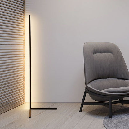 Smart Corner Floor Lamp | Modern Black Standing Lamp with Adjustable LED Lighting | Space-Saving Design for Enhanced Ambiance 7