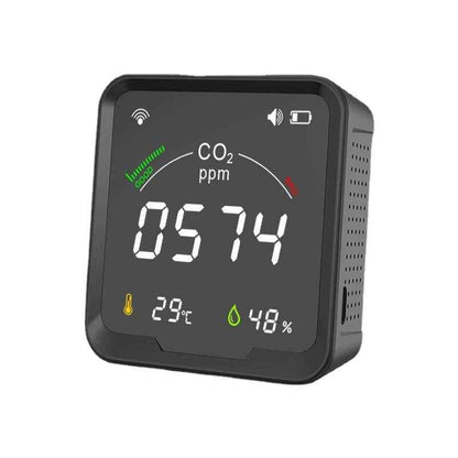 Smart Home CO2 Detector | Real-Time Air Quality Monitor with Instant Alerts | Essential for Healthy Living 0