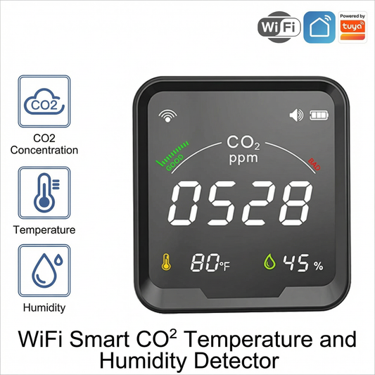 Smart Home CO2 Detector | Real-Time Air Quality Monitor with Instant Alerts | Essential for Healthy Living 1
