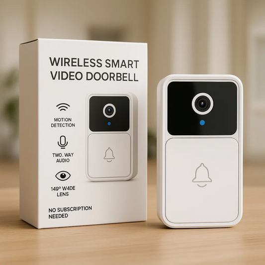 Smart Home Security | HD Video Doorbell Camera with Motion Alerts | 1080p Video for Enhanced Safety 0