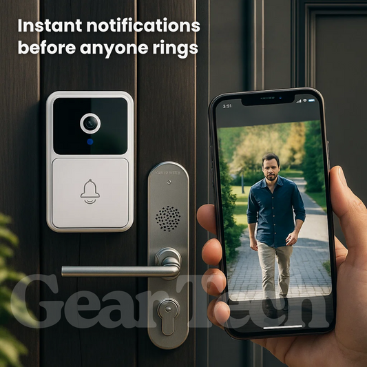 Smart Home Security | HD Video Doorbell Camera with Motion Alerts | 1080p Video for Enhanced Safety 1