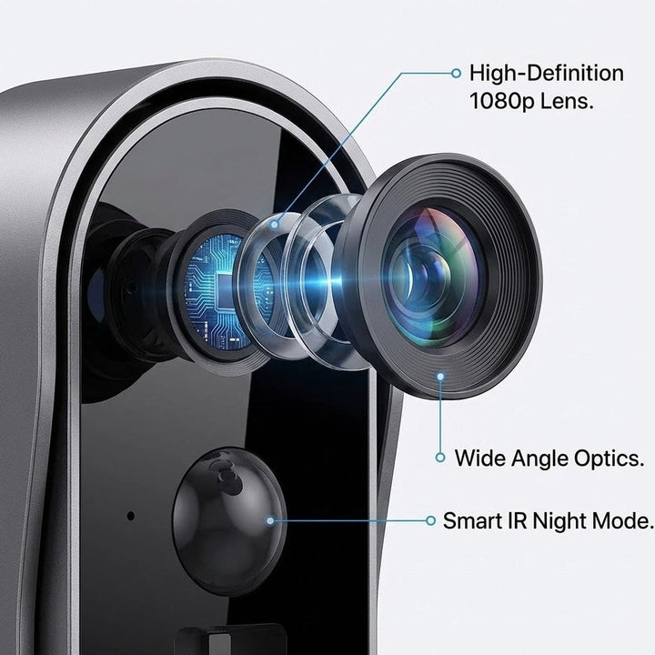 Smart Home Video Doorbell - No Subscription, Battery Operated &amp; Wireless 5
