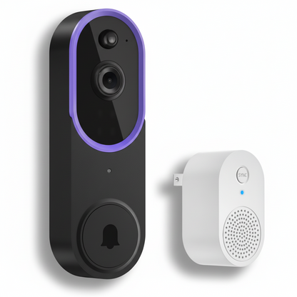 Smart Home | Video Doorbell Camera with HD Night Vision & Two-Way Audio | Enhanced Security for Your Home 7