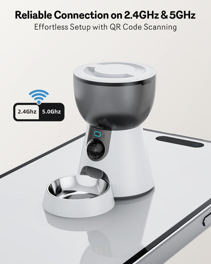Smart Pet Series | Automatic Cat Feeder with 1080P HD Camera | Remote Feeding for Pet Health 8