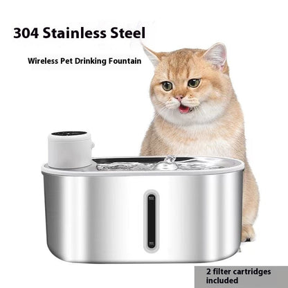 Smart Pet Water Fountain | Cat & Dog Drinking Fountain with Infrared Sensor | Stainless Steel for Touch-Free Hydration 4