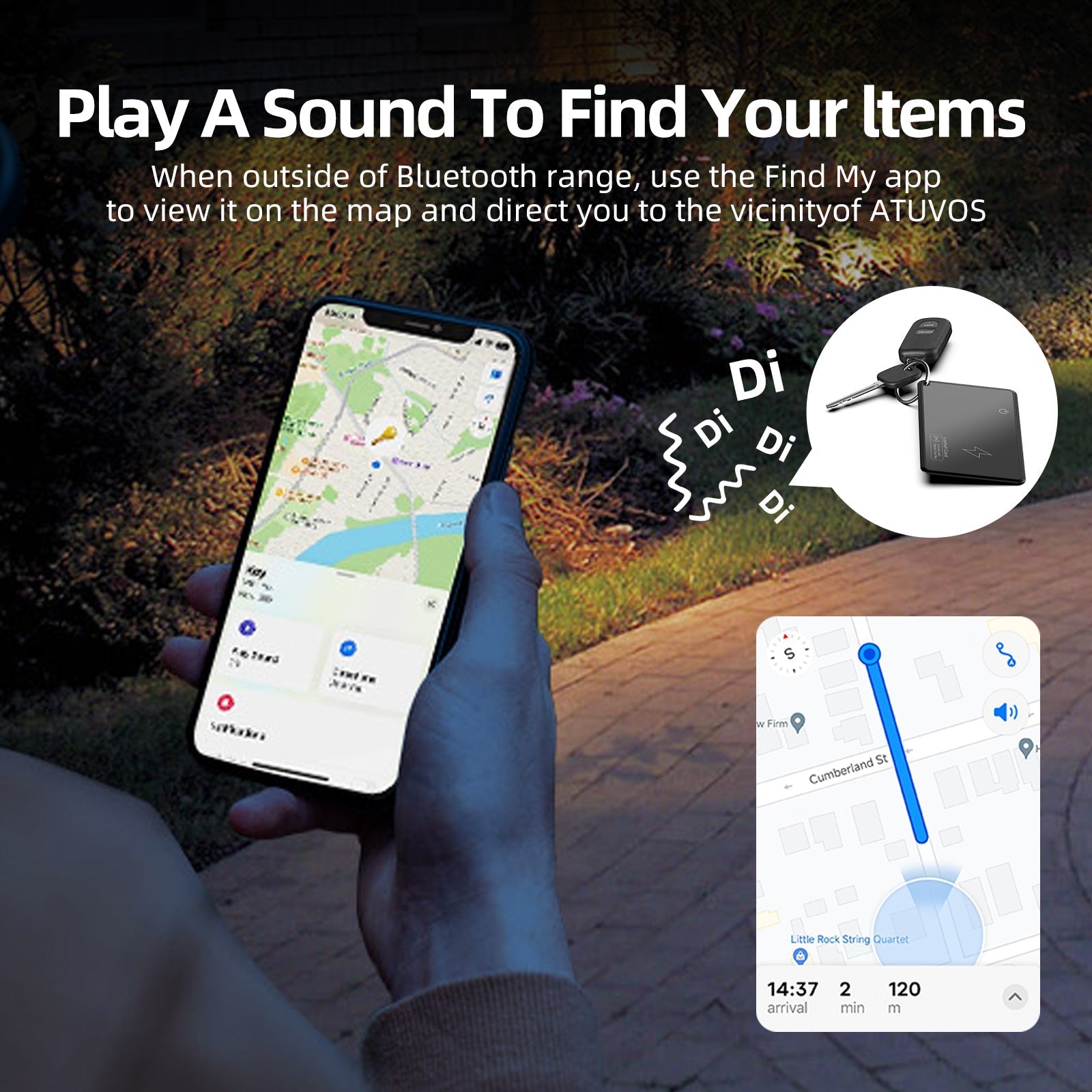 Smart Tracker Card | Wallet Tracker with Apple Find My Integration | Lightweight Design for Anti-Loss Protection 4