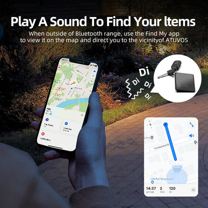 Smart Tracker Card | Wallet Tracker with Apple Find My Integration | Lightweight Design for Anti-Loss Protection 4