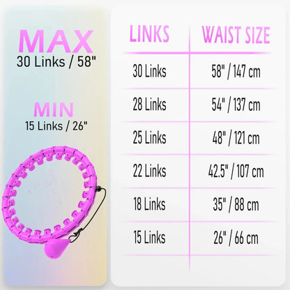 Smart Weighted Hula Hoop – Exercise Hoop with Counter | Core training Indoor Home Workout 3