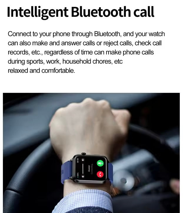 Smartwatch | Blood Pressure &amp; Heart Rate Tracking | SOS Alert | IP68 | Bluetooth Calling | AMOLED
