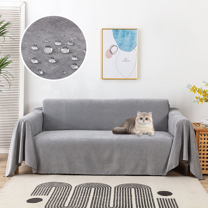 Sofa Cover Throw | Water Repellent With Non-Slip Backing