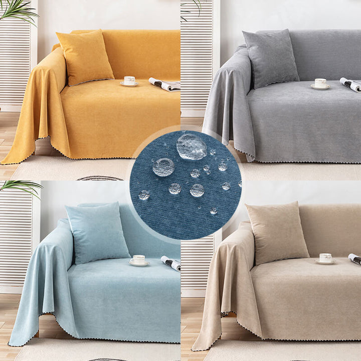 Sofa Cover Throw | Water Repellent With Non-Slip Backing