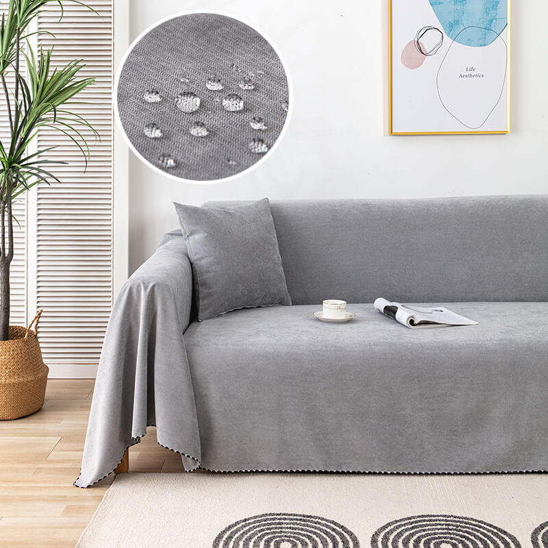 Sofa Cover Throw | Water Repellent With Non-Slip Backing