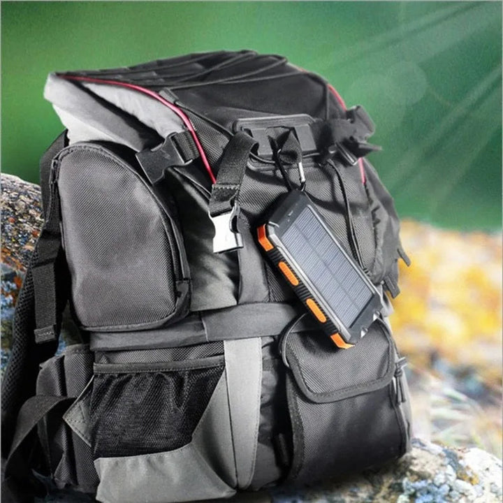 Solar Power Bank | IP67 Waterproof | Dual USB | 15W Output | Solar Charging | Outdoor