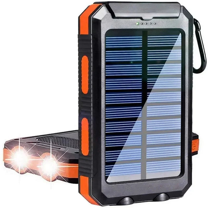 Solar Power Bank | IP67 Waterproof | Dual USB | 15W Output | Solar Charging | Outdoor