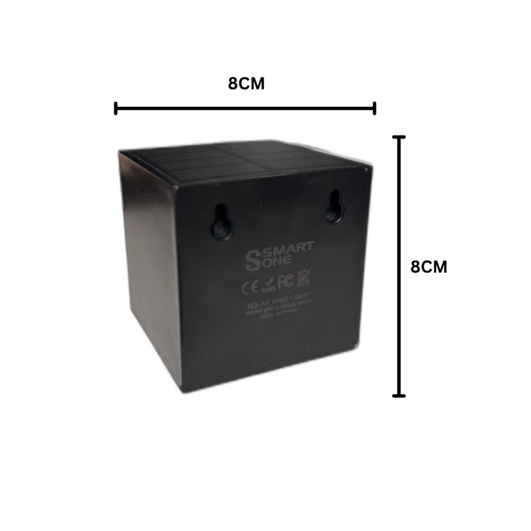 Solar Wall Light ABS Plastic | 2 Colour Modes, Day-Night Sensor | IP65 Waterproof, Rustproof Outdoor Wall Lighting