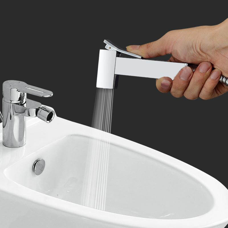 Solid Brass Bidet Tap | Single Cold Water | Wall Mounted | Ceramic Valve | Polished Chrome