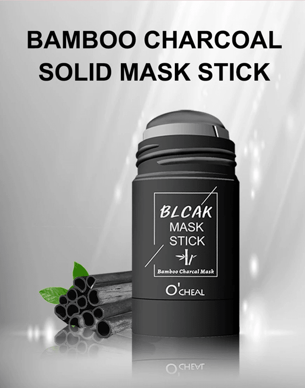 Solid Facial Mask Stick for Women | Green Tea, Honey Peach, Charcoal &amp; Eggplant Mud | Mess-Free Deep Cleanse for Purified Skin