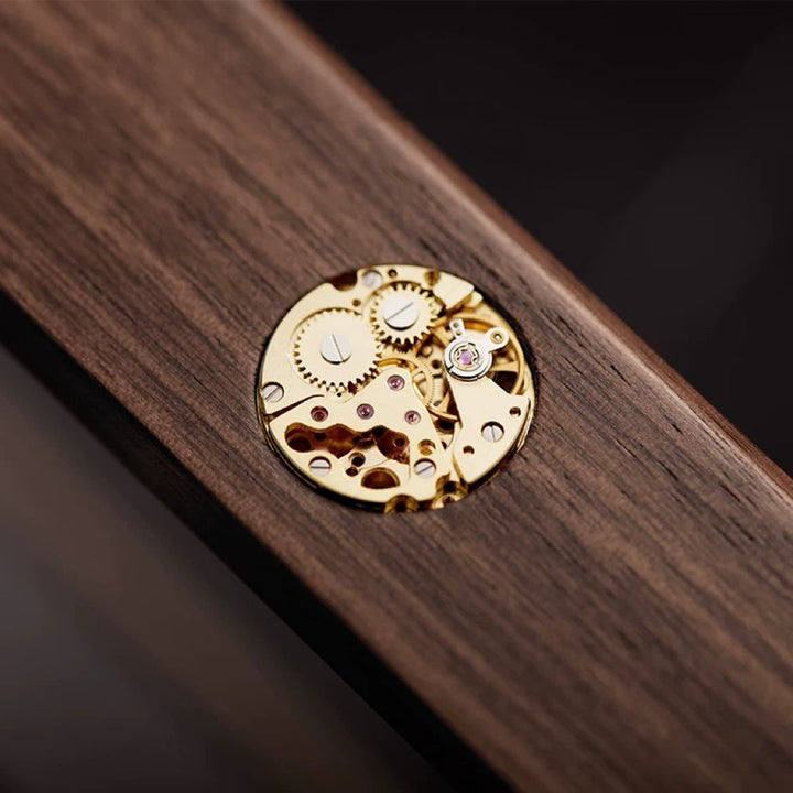 Solid Walnut Watch Box | Tempered Glass Top | Padded Cushions | 3, 5 &amp; 10 Slot Options