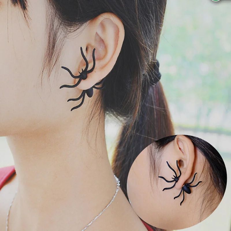 Spider Earrings | 3D Horror Design &amp; Lightweight Comfort