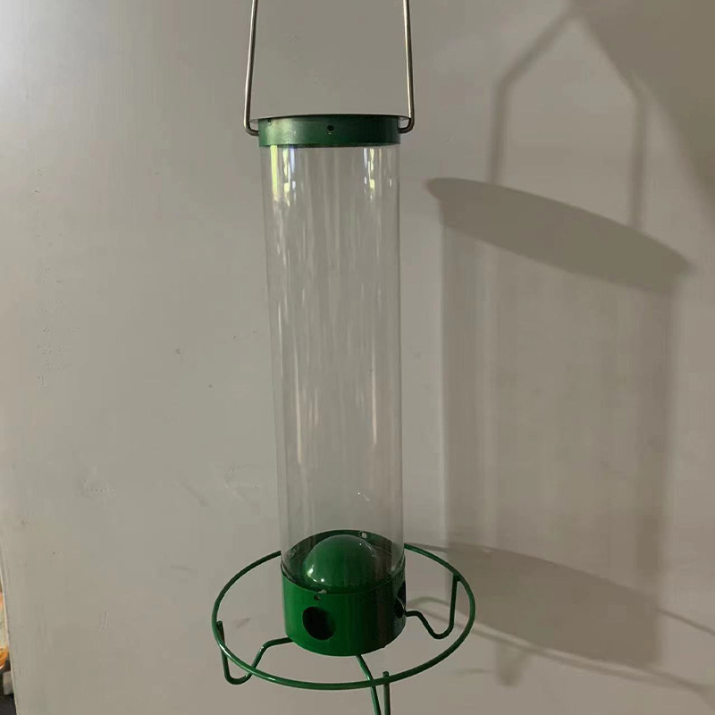 Squirrel Proof Bird Feeder Metal | 4-Port Rotating Perch with Large Seed Reservoir | Weather-Resistant Hanging Design 4