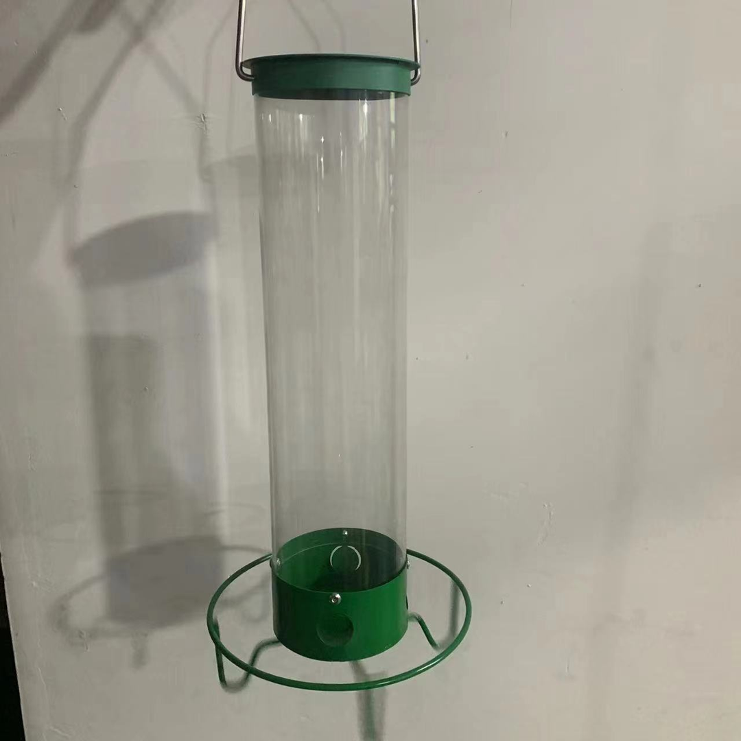 Squirrel Proof Bird Feeder Metal | 4-Port Rotating Perch with Large Seed Reservoir | Weather-Resistant Hanging Design 2