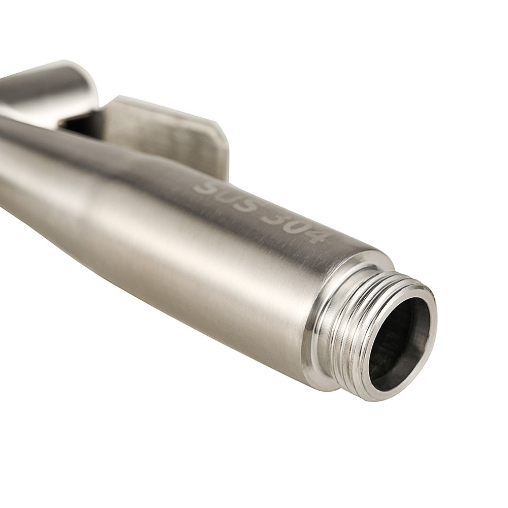 Stainless Steel Handheld Bidet Sprayer | Wall Mounted | 1.5m Hose | Single Hole Installation