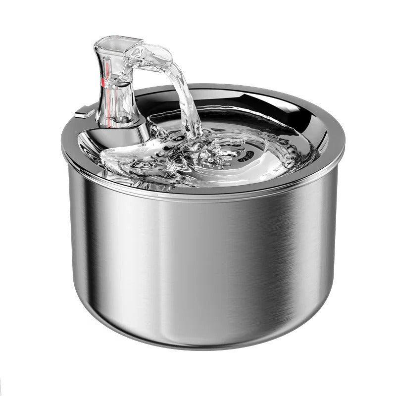 Stainless Steel Cat Drinking Fountain with Sensor &amp; 4-Stage Filtration 3