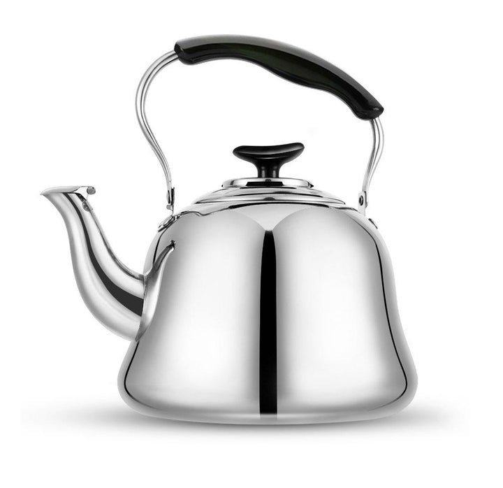 Stainless Steel Stovetop Teapot, Stainless Steel Whistling Stove Top Tea Kettle In Chrome 0