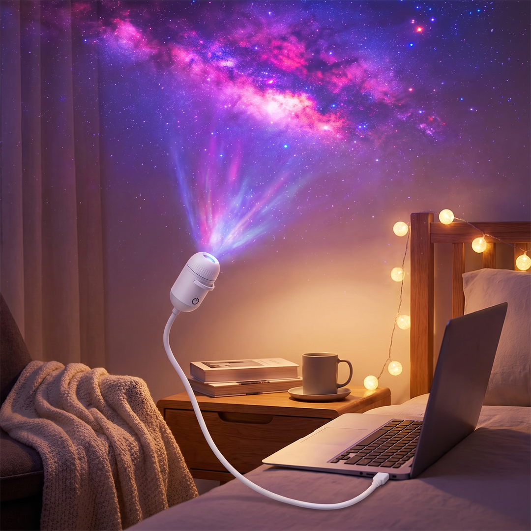 Starry Sky Projector | 24 Scenes, Adjustable Focus Ring