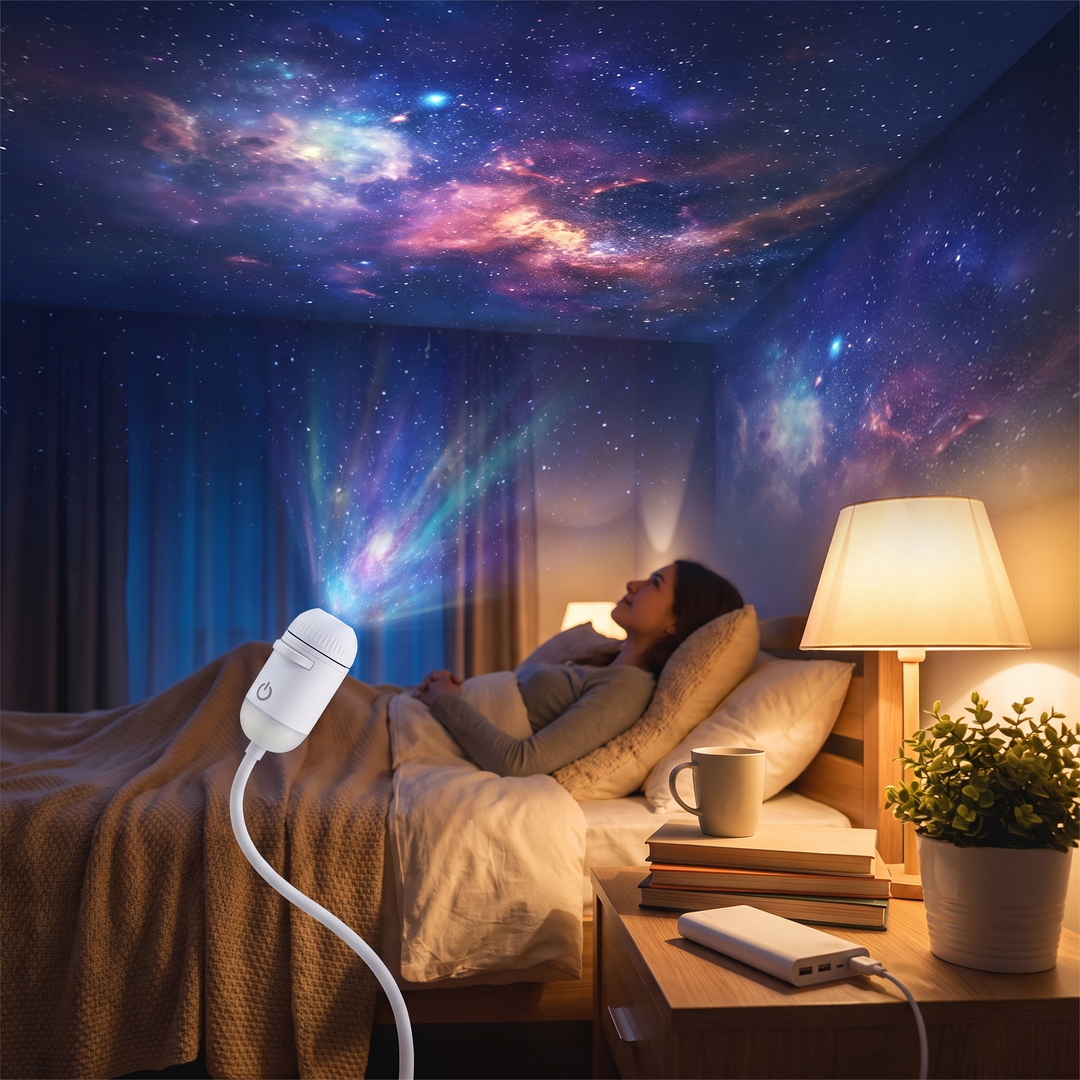 Starry Sky Projector | 24 Scenes, Adjustable Focus Ring