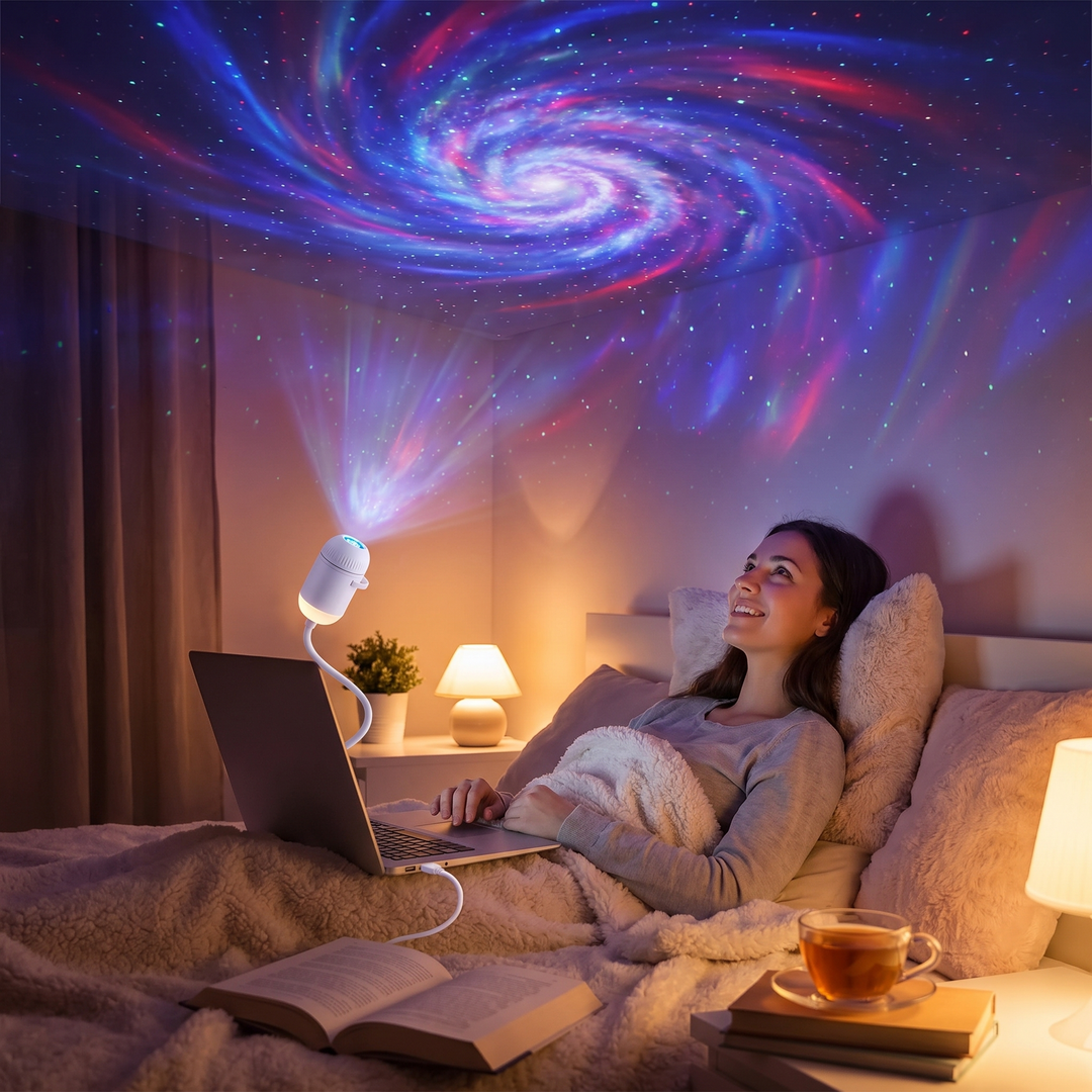 Starry Sky Projector | 24 Scenes, Adjustable Focus Ring