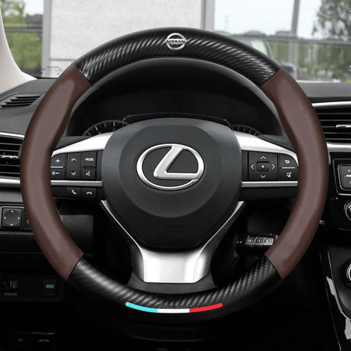 Steering Wheel Cover | Non-Slip Textured Grip, Breathable Finish