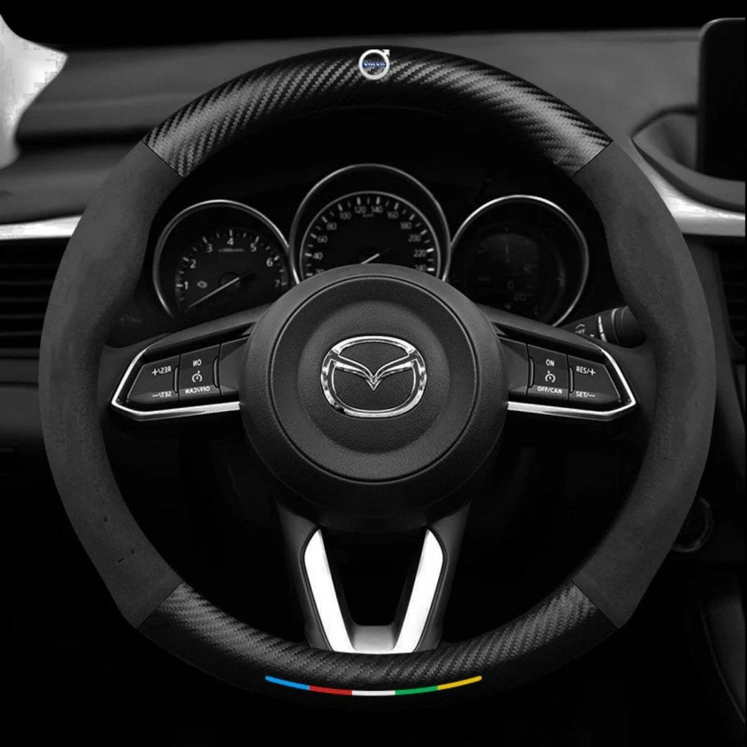 Steering Wheel Cover | Non-Slip Textured Grip, Breathable Finish