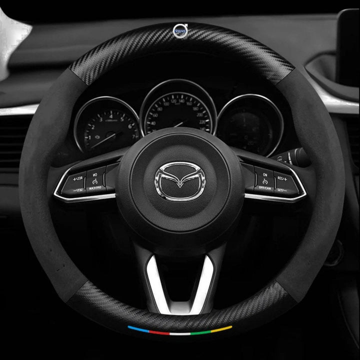 Steering Wheel Cover | Non-Slip Textured Grip, Breathable Finish