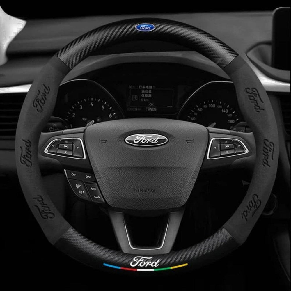 Steering Wheel Cover | Non-Slip Textured Grip, Breathable Finish