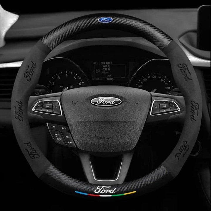 Steering Wheel Cover | Non-Slip Textured Grip, Breathable Finish