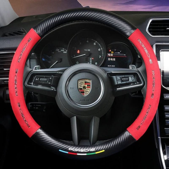 Steering Wheel Cover | Non-Slip Textured Grip, Breathable Finish