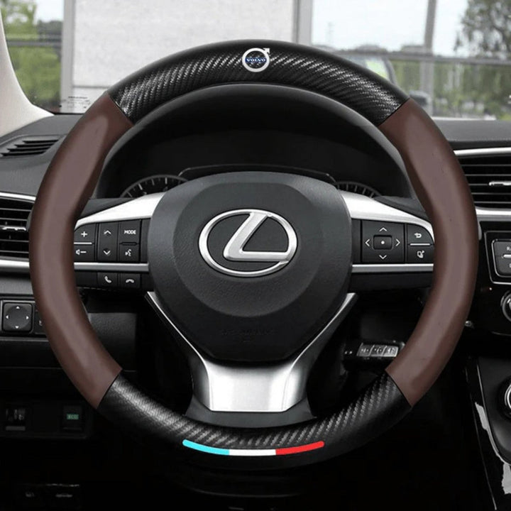 Steering Wheel Cover | Non-Slip Textured Grip, Breathable Finish