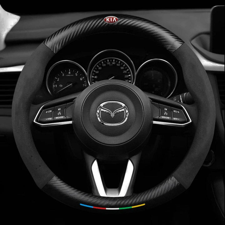 Steering Wheel Cover | Non-Slip Textured Grip, Breathable Finish