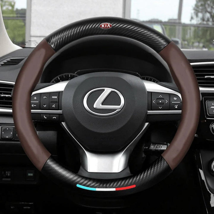 Steering Wheel Cover | Non-Slip Textured Grip, Breathable Finish