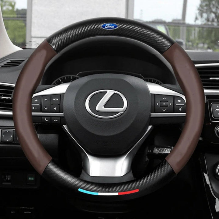 Steering Wheel Cover | Non-Slip Textured Grip, Breathable Finish