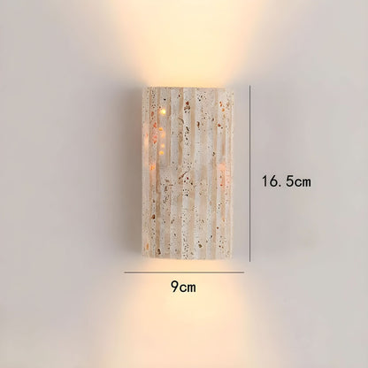StoneGlow | Elegant Natural Stone LED Wall Sconce Light Fixture 5