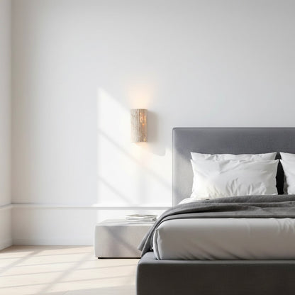 Modern StoneGlow indoor wall lamp with integrated LED for living spaces.