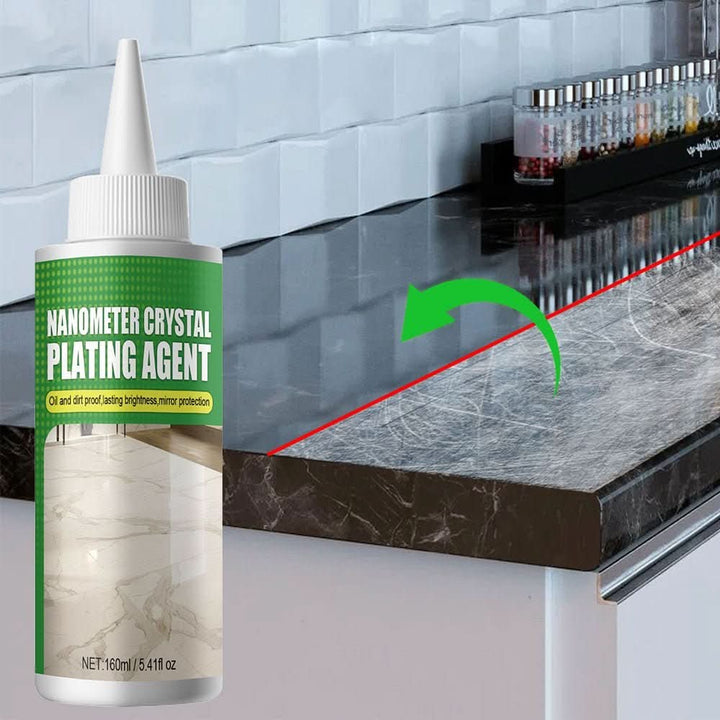 Stone surface sealant set of 2 – High-gloss finish for marble, granite, and more 0