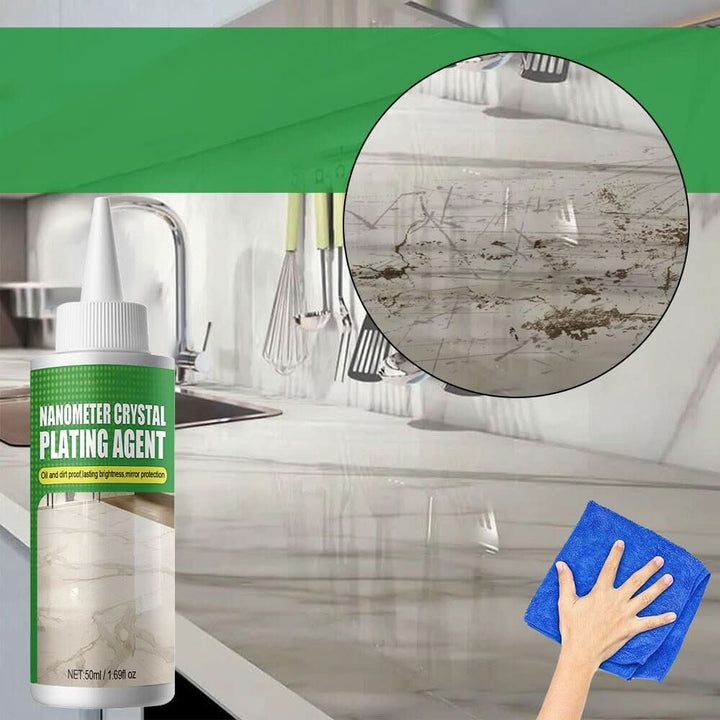 Stone surface sealant set of 2 – High-gloss finish for marble, granite, and more 3