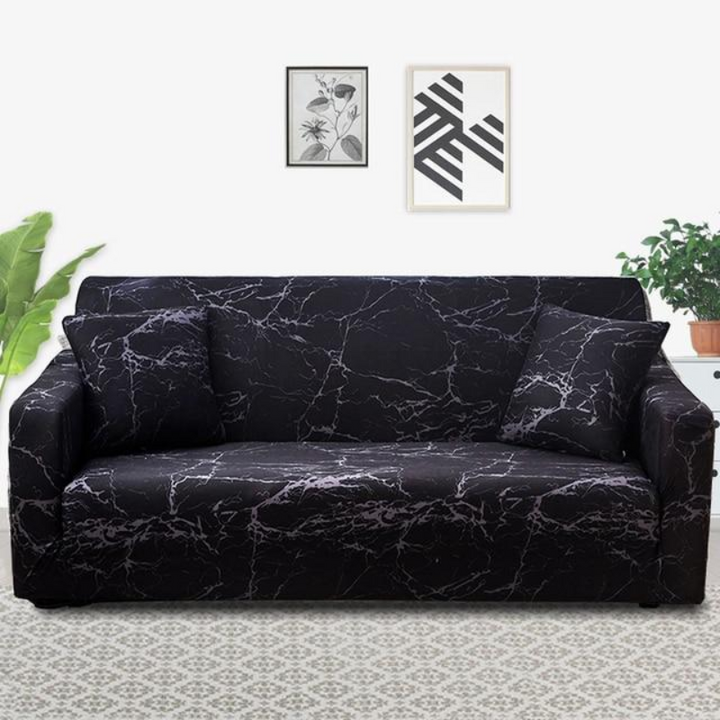 Stretch Sofa Cover with Foam Bars for Standard Living Room Sofas 4