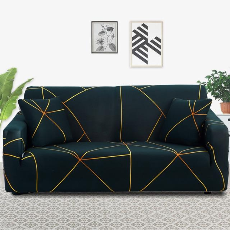Stretch Sofa Cover with Foam Bars for Standard Living Room Sofas 6