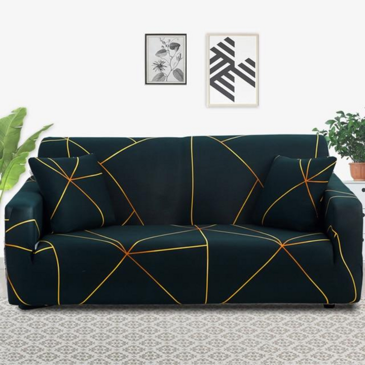 Stretch Sofa Cover with Foam Bars for Standard Living Room Sofas 6