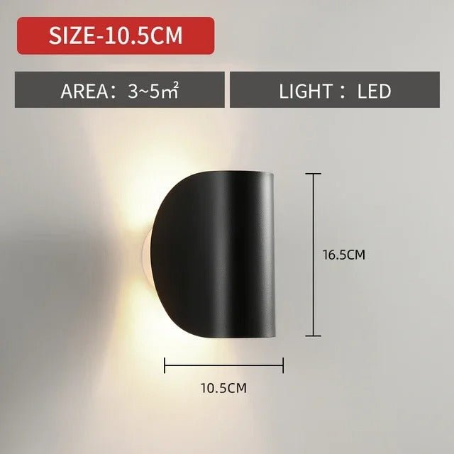 Stylish Modern LED Up Down Wall Sconce Light Fixture