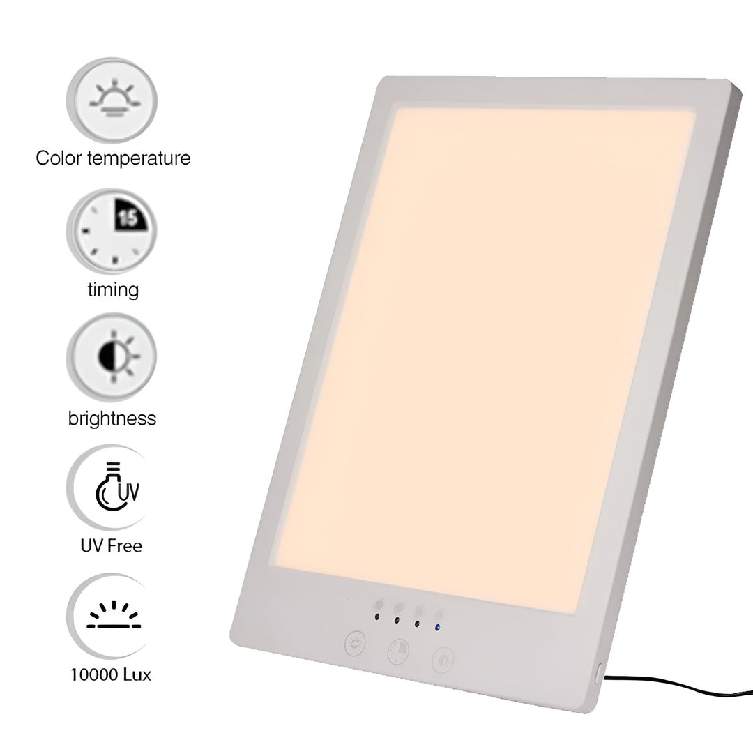 Sunlight Therapy Lamp 56 LED Dimmable Sleep Timer USB